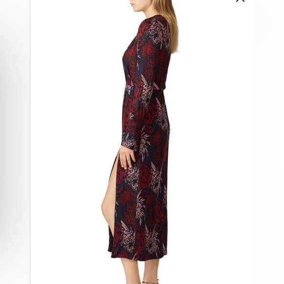 A.L.C. Printed Bailey V-Neck Dress 0 - Picture 8 of 8